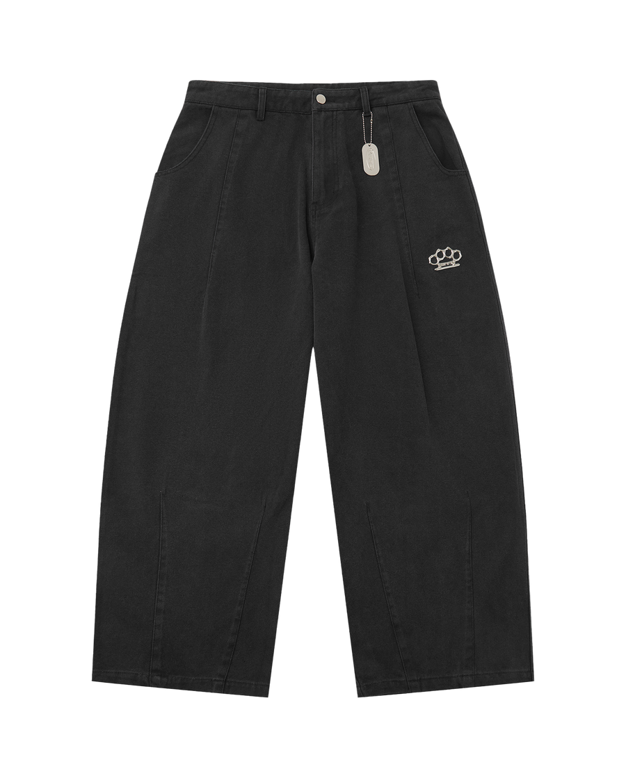 Big Boy Pants - Vintage Black - Effn Clothing