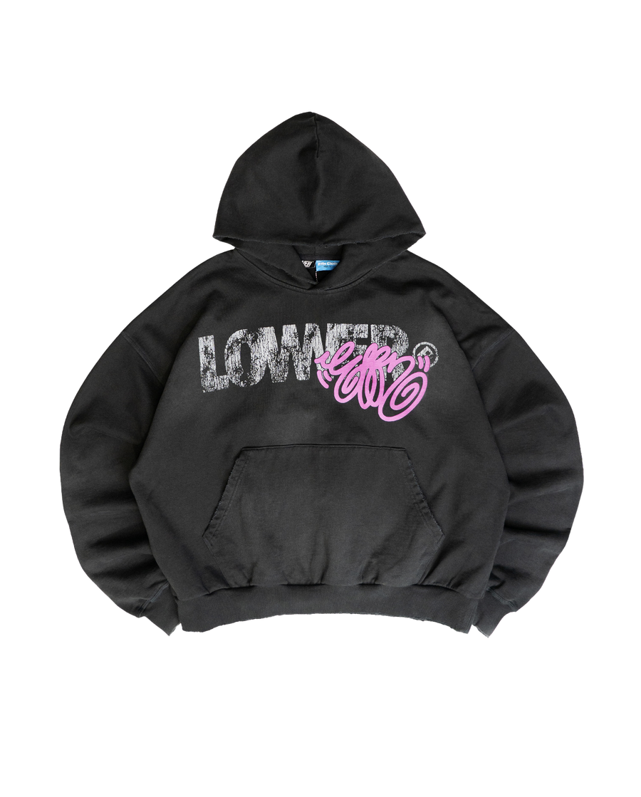 Vandal Hoodie - Vintage Black - Effn Clothing