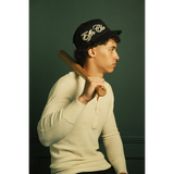 Fielders Script Hat - Black - Effn Clothing